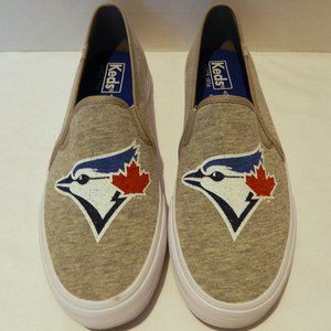 Keds MLB Blue Jays Grey Sneakers Women Size 8